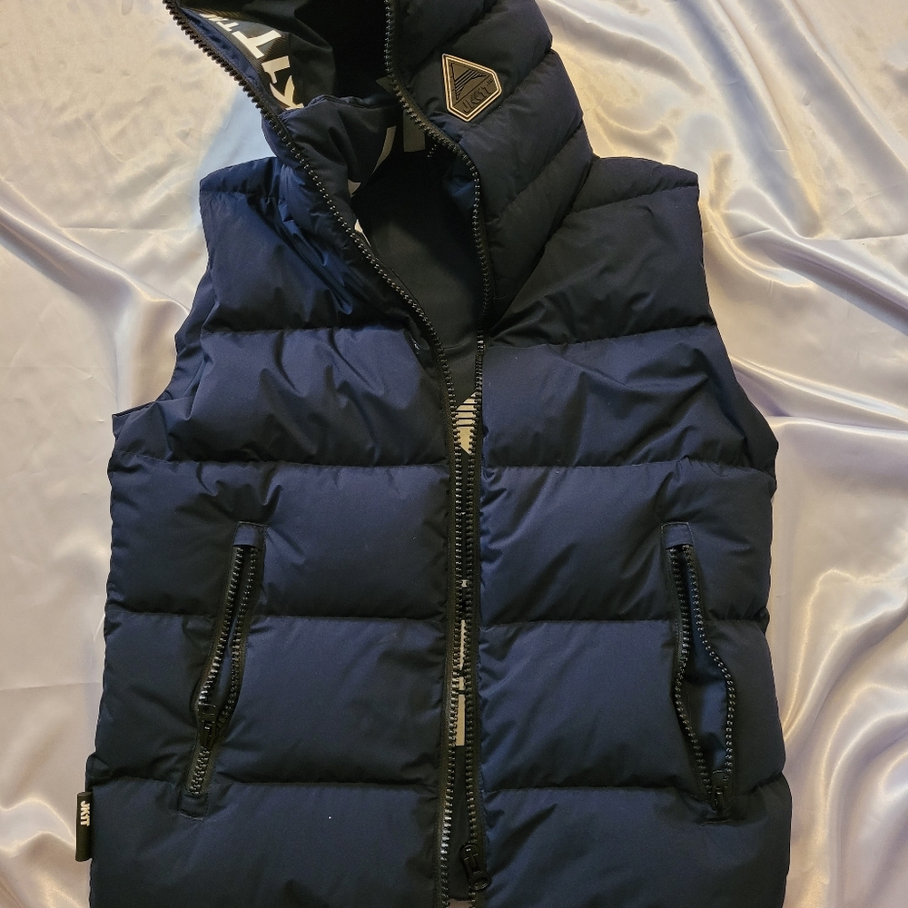 Sleeveless Padded microfiber Gilet...Hoody... - Picture 2 of 8